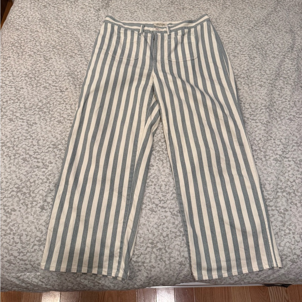 Madewell Striped Jeans